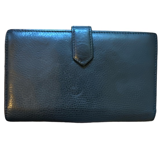 Christian Dior wallet black pebbled leather bifold w/coin compartment! Pristine! - Picture 3 of 10